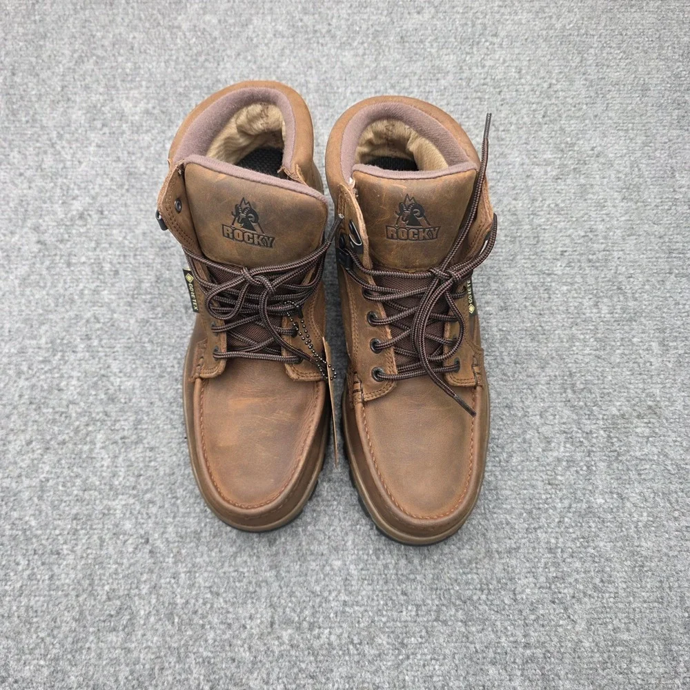 Rocky Outback 8723 Mens 9 M Gore-Tex Waterproof Leather Moc Toe Work Boots NIB